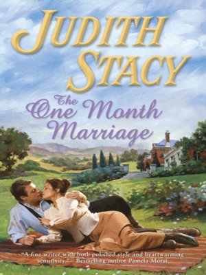 cover image of The One Month Marriage